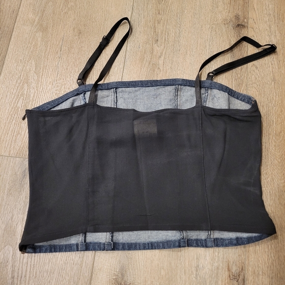 1990s dolce and Gabbana denim corset - Picture 2 of 3